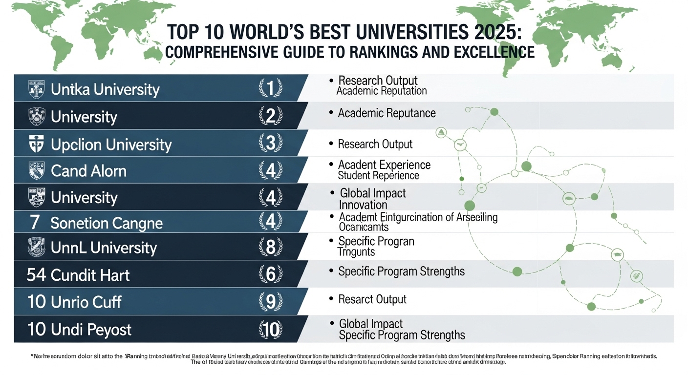 Top 10 Universitas Terbaik di Dunia 2025: Panduan Lengkap Peringkat dan Keunggulan